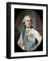 Portrait of the King Louis XVI (1754-179)-Joseph-Siffred Duplessis-Framed Giclee Print