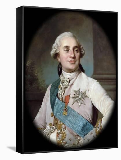 Portrait of the King Louis XVI (1754-179)-Joseph-Siffred Duplessis-Framed Stretched Canvas