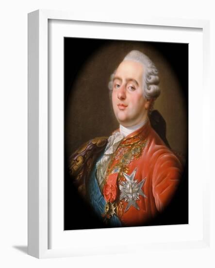 Portrait of the King Louis XVI (1754-179)-Antoine-François Callet-Framed Giclee Print