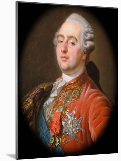 Portrait of the King Louis XVI (1754-179)-Antoine-François Callet-Mounted Giclee Print