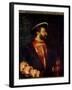 Portrait of the King of France Francois I (1494-1547) Painting by Tiziano Vecellio Dit Le Titian (1-Titian (c 1488-1576)-Framed Giclee Print