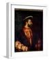 Portrait of the King of France Francois I (1494-1547) Painting by Tiziano Vecellio Dit Le Titian (1-Titian (c 1488-1576)-Framed Giclee Print