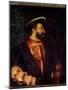 Portrait of the King of France Francois I (1494-1547) Painting by Tiziano Vecellio Dit Le Titian (1-Titian (c 1488-1576)-Mounted Giclee Print