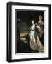 Portrait of the Lady-In-Waiting Coutess Alexandra Branitskaya, 1778-1781-Richard Brompton-Framed Giclee Print