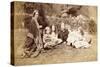 Portrait of the MacDonald Family with Lewis Carroll, 1863-Lewis Carroll-Stretched Canvas