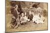 Portrait of the MacDonald Family with Lewis Carroll, 1863-Lewis Carroll-Mounted Giclee Print