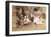 Portrait of the MacDonald Family with Lewis Carroll, 1863-Lewis Carroll-Framed Giclee Print