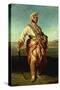 Portrait of the Maharajah Duleep Singh of Elveden, Standing Full Length, Wearing Maharajah's Robes-Janet Hawkins-Stretched Canvas