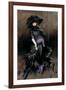 Portrait of the Marchesa Luisa Casati with a Greyhound, 1908-Giovanni Boldini-Framed Giclee Print