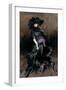 Portrait of the Marchesa Luisa Casati with a Greyhound, 1908-Giovanni Boldini-Framed Giclee Print