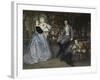 Portrait of the Marquis and Marchioness of Miramon and their Children, 1865-James Jacques Joseph Tissot-Framed Giclee Print