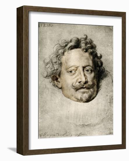 Portrait of the Marquis De La Genesse-Peter Paul Rubens-Framed Giclee Print