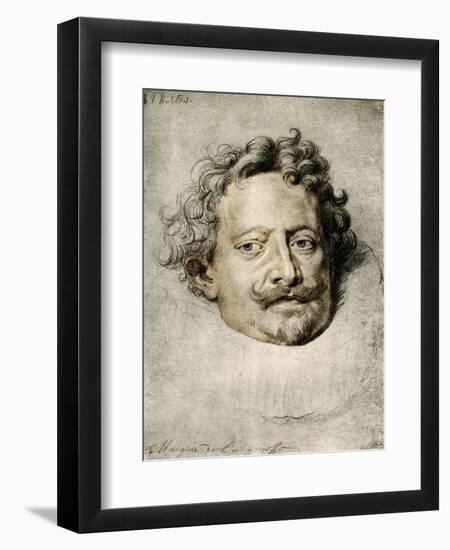 Portrait of the Marquis De La Genesse-Peter Paul Rubens-Framed Premium Giclee Print