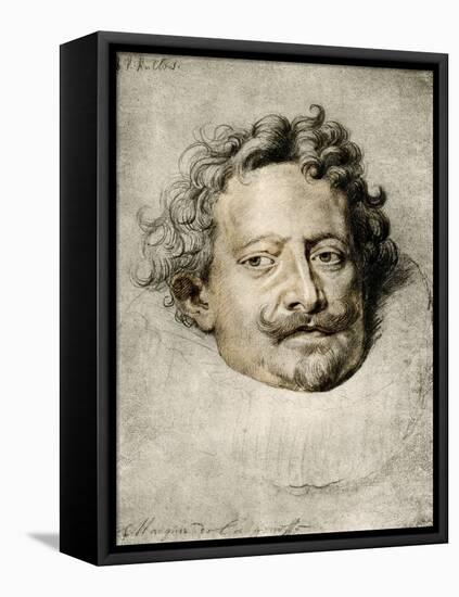 Portrait of the Marquis De La Genesse-Peter Paul Rubens-Framed Stretched Canvas