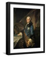 Portrait of the Marquis of Marigny, 1755-Louis Tocque-Framed Giclee Print