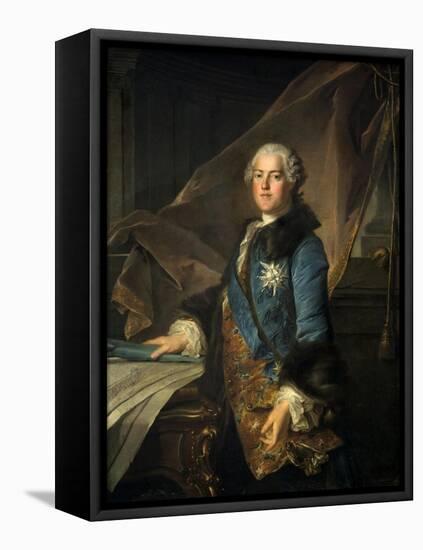 Portrait of the Marquis of Marigny, 1755-Louis Tocque-Framed Stretched Canvas