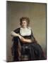 Portrait of the Marquise D'orvilliers by Jacques Louis David-null-Mounted Giclee Print