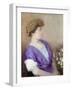 Portrait of the Marquise De Gonet, 1907-Odilon Redon-Framed Giclee Print