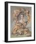 Portrait of the Marquise De Pompadour (1721-176), 1754-François Boucher-Framed Giclee Print