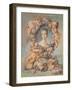 Portrait of the Marquise De Pompadour (1721-1764)-Francois Boucher-Framed Giclee Print