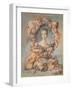 Portrait of the Marquise De Pompadour (1721-1764)-Francois Boucher-Framed Giclee Print