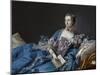 Portrait of the Marquise De Pompadour (1721-1764)-Francois Boucher-Mounted Giclee Print