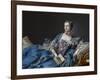 Portrait of the Marquise De Pompadour (1721-1764)-Francois Boucher-Framed Giclee Print