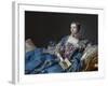 Portrait of the Marquise De Pompadour (1721-1764)-Francois Boucher-Framed Giclee Print