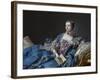 Portrait of the Marquise De Pompadour (1721-1764)-Francois Boucher-Framed Giclee Print