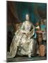 Portrait of the Marquise De Pompadour (1721-176)-Maurice Quentin de La Tour-Mounted Giclee Print