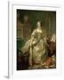 Portrait of the Marquise De Pompadour (1721-176)-François Boucher-Framed Giclee Print