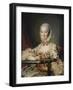 Portrait of the Marquise De Pompadour (1721-176)-François-Hubert Drouais-Framed Giclee Print