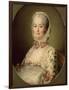 Portrait of the Marquise de Pompadour (1721-64) 1763-Francois-Hubert Drouais-Framed Giclee Print