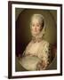 Portrait of the Marquise de Pompadour (1721-64) 1763-Francois-Hubert Drouais-Framed Giclee Print