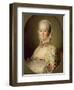 Portrait of the Marquise de Pompadour (1721-64) 1763-Francois-Hubert Drouais-Framed Giclee Print