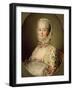 Portrait of the Marquise de Pompadour (1721-64) 1763-Francois-Hubert Drouais-Framed Giclee Print