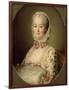 Portrait of the Marquise de Pompadour (1721-64) 1763-Francois-Hubert Drouais-Framed Premium Giclee Print