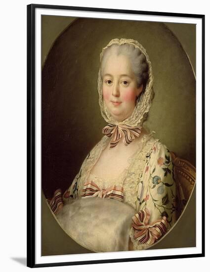 Portrait of the Marquise de Pompadour (1721-64) 1763-Francois-Hubert Drouais-Framed Premium Giclee Print