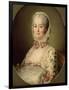 Portrait of the Marquise de Pompadour (1721-64) 1763-Francois-Hubert Drouais-Framed Premium Giclee Print
