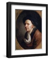 Portrait of the Mathematican Leonhard Euler, (1707-178), German Painting of 18th Century-Joseph Friedrich August Darbes-Framed Giclee Print