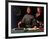 Portrait of the Mathematician Fra Luca Pacioli and His Student-Jacopo De Barbari-Framed Giclee Print