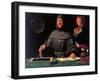 Portrait of the Mathematician Fra Luca Pacioli and His Student-Jacopo De Barbari-Framed Giclee Print