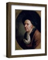 Portrait of the Mathematician Leonard Euler (1707-83)-Joseph Friedrich August Darbes-Framed Giclee Print