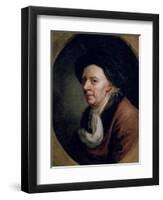 Portrait of the Mathematician Leonard Euler (1707-83)-Joseph Friedrich August Darbes-Framed Giclee Print