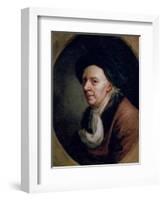Portrait of the Mathematician Leonard Euler (1707-83)-Joseph Friedrich August Darbes-Framed Giclee Print