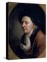 Portrait of the Mathematician Leonard Euler (1707-83)-Joseph Friedrich August Darbes-Stretched Canvas