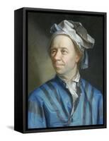 Portrait of the Mathematician Leonhard Euler-Emanuel Handmann-Framed Stretched Canvas