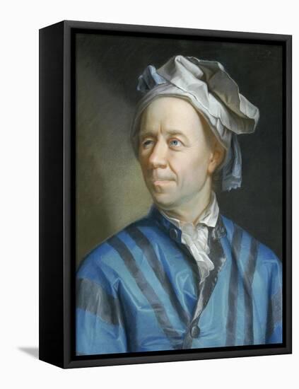 Portrait of the Mathematician Leonhard Euler-Emanuel Handmann-Framed Stretched Canvas