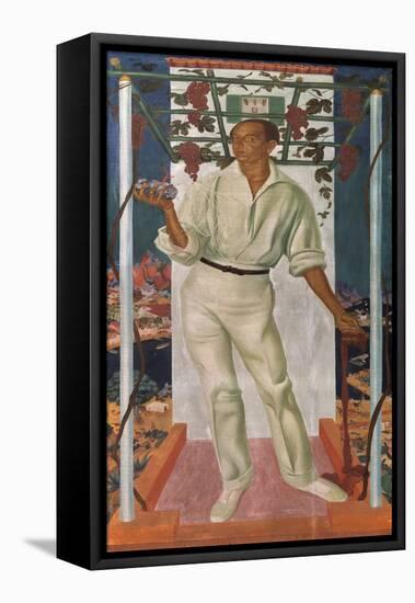 Portrait of the Mexican Artist Roberto Montenegro Nervo (1887-196), 1915-Alexander Yevgenyevich Yakovlev-Framed Stretched Canvas