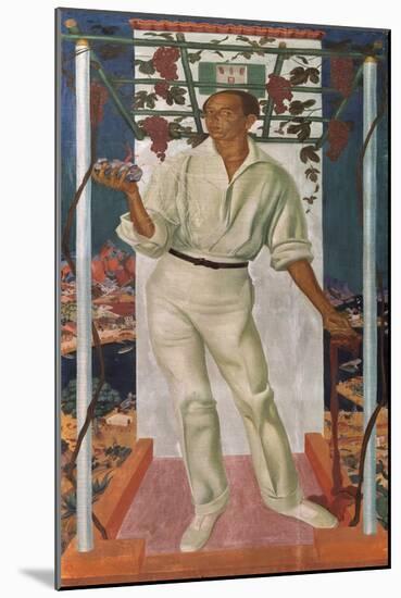 Portrait of the Mexican Artist Roberto Montenegro Nervo (1887-196), 1915-Alexander Yevgenyevich Yakovlev-Mounted Giclee Print